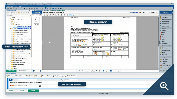 SPbinder - your cloud-based tax preparation binder and a best-in-class tax practice workflow software