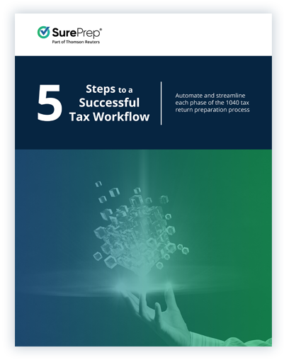 whitepaper cover image for "5 Steps to a Successful Tax Workflow"