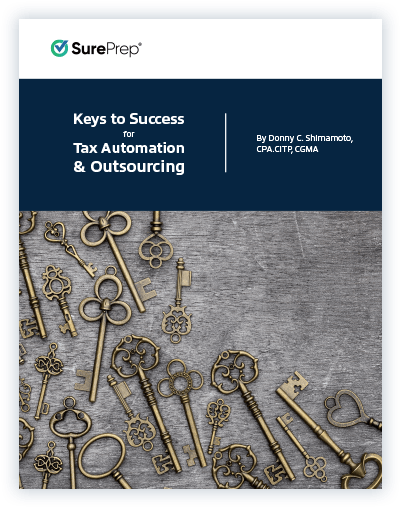 Keys to Success for Tax Automation & Outsourcing whitepaper cover image