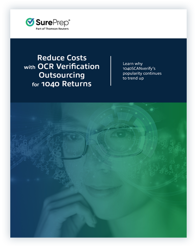 Cover image for whitepaper titled Reduce Costs with OCR Verification Outsourcing for 1040 Returns