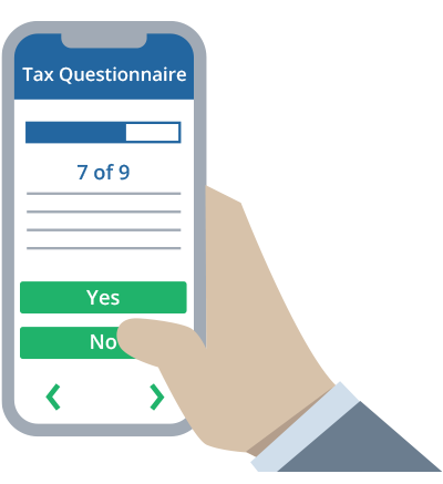 TaxCaddy questionnaire